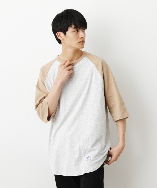 RODEO CROWNS WIDE BOWL(ロデオクラウンズワイドボウル)の「SHARE LOOSE RAGLAN 7Tシャツ(Tシャツ/カットソー・レディース・ベージュ系その他/グリーン系その他/ブルー系その他3・FREE)」の19枚目の写真