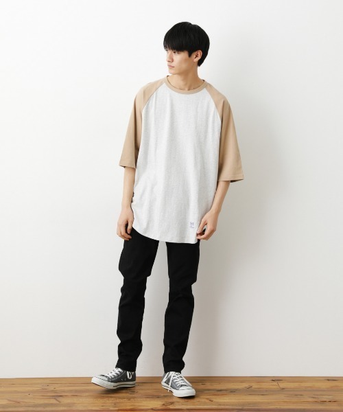 RODEO CROWNS WIDE BOWL(ロデオクラウンズワイドボウル)の「SHARE LOOSE RAGLAN 7Tシャツ(Tシャツ/カットソー・レディース・ベージュ系その他/グリーン系その他/ブルー系その他3・FREE)」の18枚目の写真