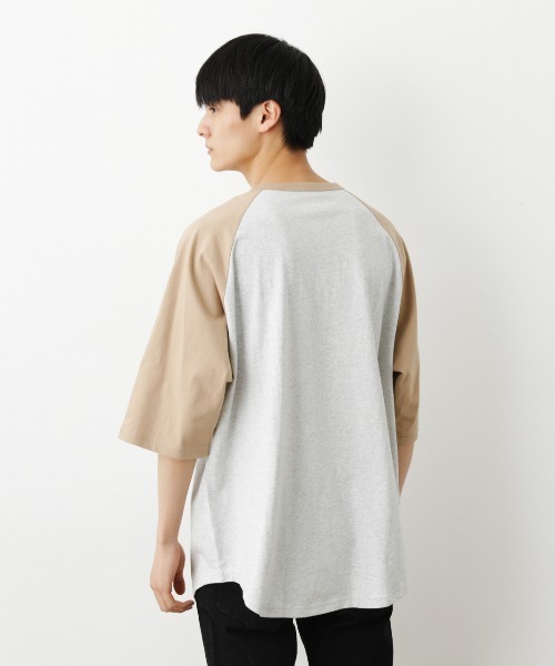 RODEO CROWNS WIDE BOWL(ロデオクラウンズワイドボウル)の「SHARE LOOSE RAGLAN 7Tシャツ(Tシャツ/カットソー・レディース・ベージュ系その他/グリーン系その他/ブルー系その他3・FREE)」の17枚目の写真