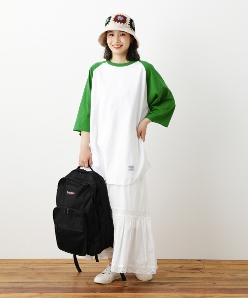 RODEO CROWNS WIDE BOWL(ロデオクラウンズワイドボウル)の「SHARE LOOSE RAGLAN 7Tシャツ(Tシャツ/カットソー・レディース・ベージュ系その他/グリーン系その他/ブルー系その他3・FREE)」の16枚目の写真