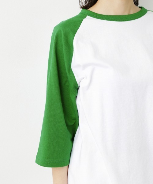 RODEO CROWNS WIDE BOWL(ロデオクラウンズワイドボウル)の「SHARE LOOSE RAGLAN 7Tシャツ(Tシャツ/カットソー・レディース・ベージュ系その他/グリーン系その他/ブルー系その他3・FREE)」の12枚目の写真