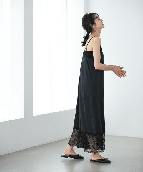 A part by(アパートバイ)の「【e/rm】レースキリカエキャミサロペット 276205(サロペット/オーバーオール・レディース・ネイビー・FREE)」の19枚目の写真