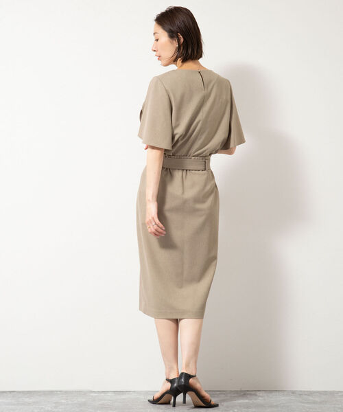 NOLLEY’S Sophi（ノーリーズソフィ）の「麻調チューリップスリーブブラウス（シャツ/ブラウス・レディース・チャコールグレー/ベージュ/パープル/ネイビー/ライトグリーン/カーキ/ピンク・36/38）」の18枚目の写真