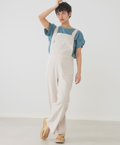 B:MING by BEAMS(ビーミングバイビームス)の「B:MING by BEAMS / 麻混 オールインワン 22SS(つなぎ/オールインワン・レディース・アイボリー/オリーブ・SMALL/MEDIUM)」の16枚目の写真