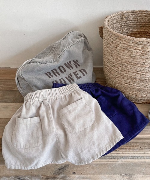 aimoha(アイモハ)の「aimoha-KIDS- 子供服 英字プリント入りハーフパンツ(その他パンツ・キッズ・ベージュ/ネイビー・90/100/110/120/80/130)」の18枚目の写真