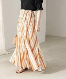 earth music&ecology | マルチストライプフレアスカート(スカート)