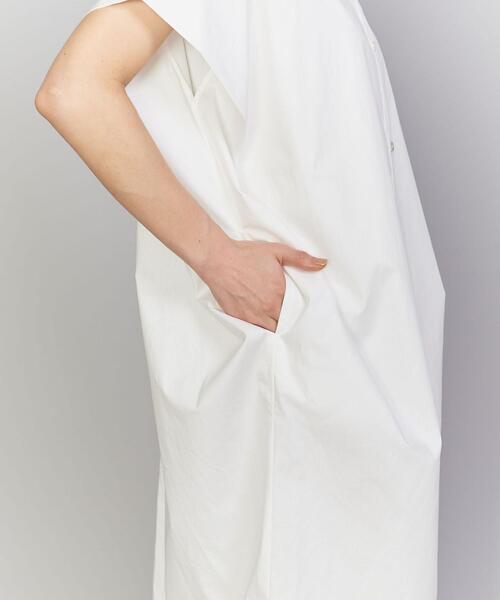 B&Y UNITED ARROWS　コットン マキシ シャツワンピース BEAUTY&YOUTH UNITED ARROWS（ビューティーアンドユース