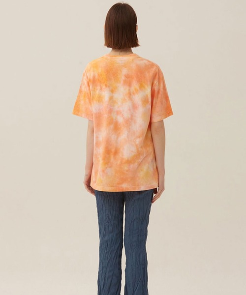 KIRSH(キルシー)の「KIRSH BIG CHERRY DYEING SHORT SLEEVE T-SHIRT LS キルシー ビッグチェリー タイダイTシャツ(Tシャツ/カットソー・レディース・ブルー/オレンジ・ONE SIZE)」の14枚目の写真