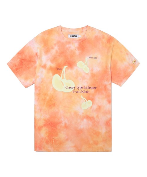 [ KIRSH ]韓国大人気★BIG CHERRY DYEING SHORT SLEEVE T-SHIRT KIRSH ]韓国大人気☆BIG CHERRY DYEING SHORT SLEEVE T-SHIRT
