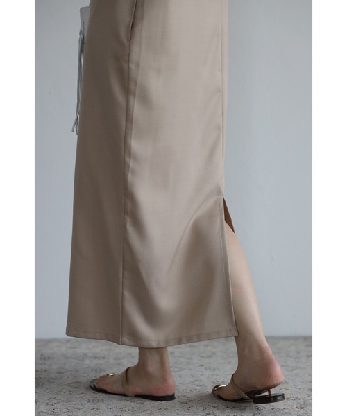 Bonjour Sagan（ボンジュールサガン）の「Vネックジャンパースカート（ジャンパースカート・レディース・クリーム/ベージュ・FREE）」の20枚目の写真