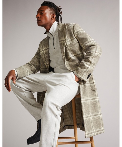 Ted Baker(テッドベーカー)の「OGLE リラックスフィット チェックコート(チェスターコート・メンズ・ベージュ系その他6・1/3/4/2/5)」の10枚目の写真
