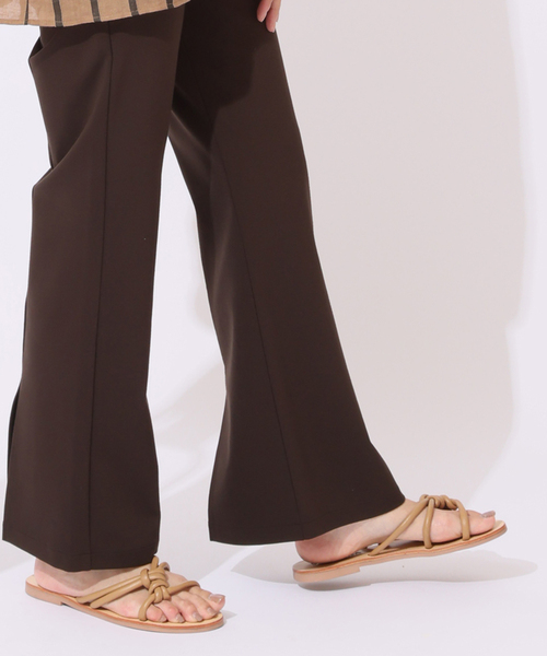 SOL SANA(ソルサナ)の「【SOL SANA/ソル サナ】Ginger Slide:サンダル(サンダル・レディース・アイボリー/キャメル・38/36/37)」の2枚目の写真