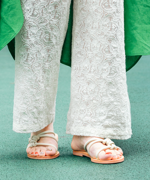 SOL SANA(ソルサナ)の「【SOL SANA/ソル サナ】Ginger Slide:サンダル(サンダル・レディース・アイボリー/キャメル・38/36/37)」の18枚目の写真