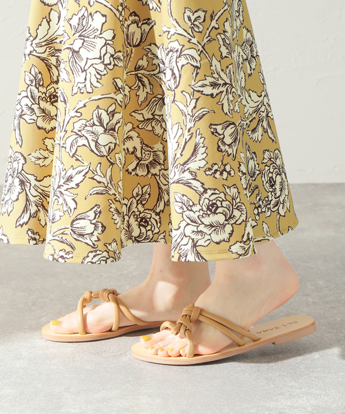 SOL SANA(ソルサナ)の「【SOL SANA/ソル サナ】Ginger Slide:サンダル(サンダル・レディース・アイボリー/キャメル・38/36/37)」の20枚目の写真