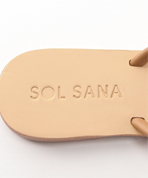 SOL SANA(ソルサナ)の「【SOL SANA/ソル サナ】Ginger Slide:サンダル(サンダル・レディース・アイボリー/キャメル・38/36/37)」の9枚目の写真