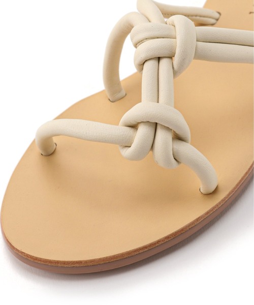 SOL SANA(ソルサナ)の「【SOL SANA/ソル サナ】Ginger Slide:サンダル(サンダル・レディース・アイボリー/キャメル・38/36/37)」の10枚目の写真
