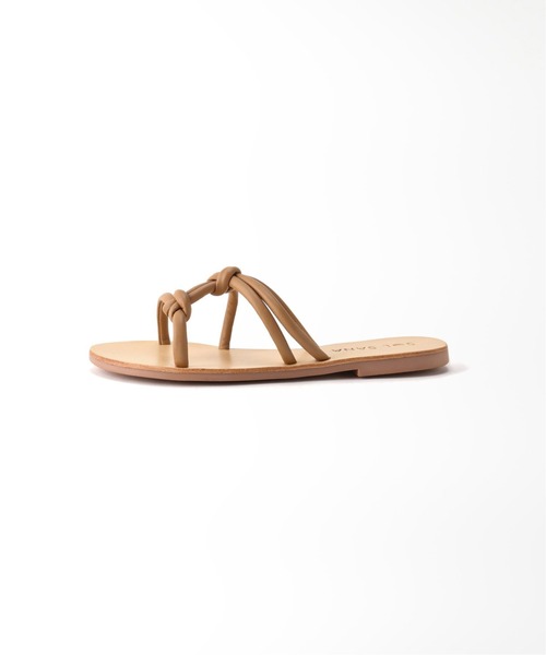 SOL SANA(ソルサナ)の「【SOL SANA/ソル サナ】Ginger Slide:サンダル(サンダル・レディース・アイボリー/キャメル・38/36/37)」の3枚目の写真