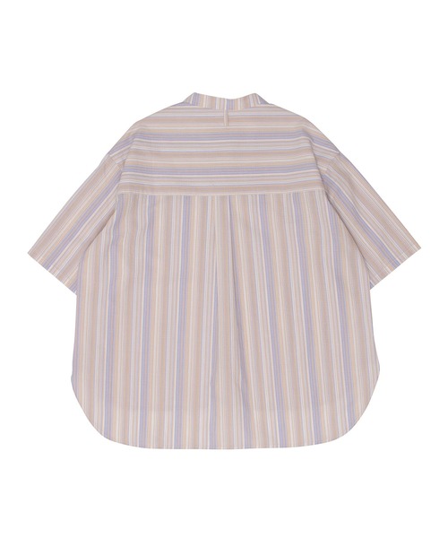 INTERPLAY（インタープレイ）の「【INTERPLAY x AYA】マルチストライプシャツ（シャツ/ブラウス・レディース・ブルー/オレンジ/イエロー・FREE）」の8枚目の写真