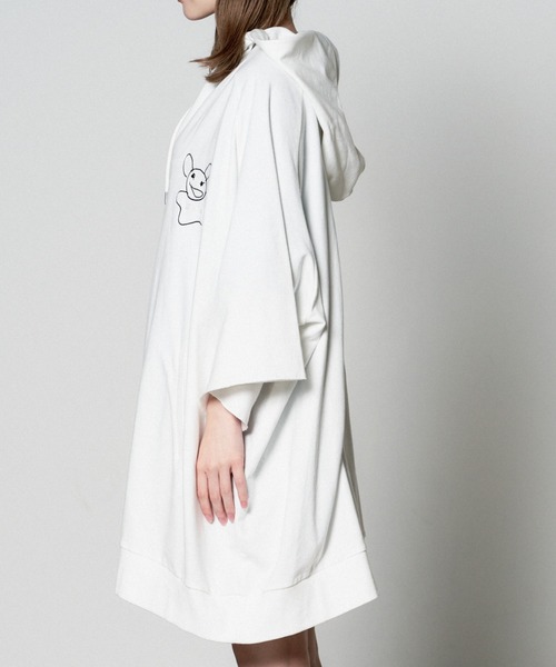 ぱんのみみ　もふもふ　パーカー　C95 ホワイト キモカワ動物 パーカーを購入|デザインTシャツ通販【ClubT】