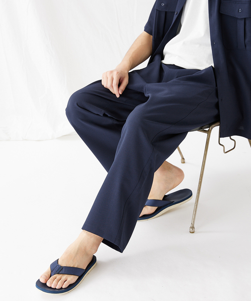 JOURNAL STANDARD（ジャーナルスタンダード）の「エステル パナマ サファリパンツ（その他パンツ・メンズ・ネイビー/グリーン/ブラック系その他・MEDIUM/LARGE）」の3枚目の写真