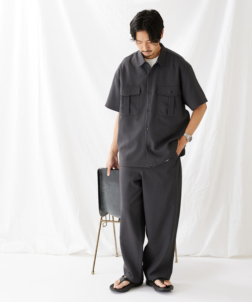 JOURNAL STANDARD（ジャーナルスタンダード）の「エステル パナマ サファリパンツ（その他パンツ・メンズ・ネイビー/グリーン/ブラック系その他・MEDIUM/LARGE）」の4枚目の写真