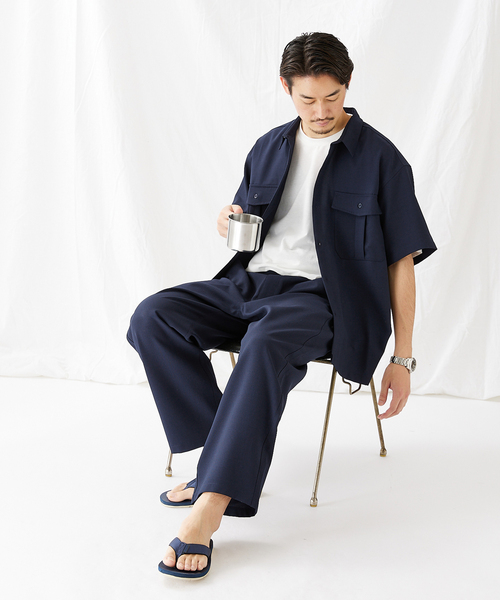 JOURNAL STANDARD（ジャーナルスタンダード）の「エステル パナマ サファリパンツ（その他パンツ・メンズ・ネイビー/グリーン/ブラック系その他・MEDIUM/LARGE）」の9枚目の写真