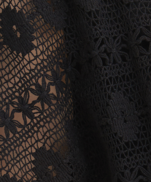 abahouse mavie（アバハウスマヴィ）の「タンク付レースプルオーバー（Tシャツ/カットソー・レディース・アイボリー/ブラック・フリー）」の12枚目の写真