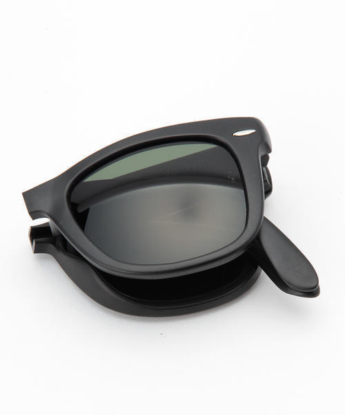 Ray-Ban(レイバン)の「Ray-Ban / WAYFARER FOLDING CLASSIC(サングラス・メンズ・ブラック系その他/ブラック/ブラウン・ONE SIZE)」の8枚目の写真