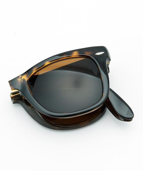 Ray-Ban(レイバン)の「Ray-Ban / WAYFARER FOLDING CLASSIC(サングラス・メンズ・ブラック系その他/ブラック/ブラウン・ONE SIZE)」の17枚目の写真