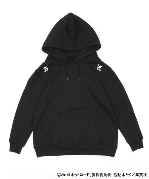 DAMMY（ダミー）の「●DAMMY×ホットロードプルパーカー（パーカー・メンズ・ホワイト/ブラック・FREE）」の2枚目の写真