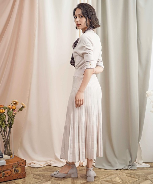 NOELA(ノエラ)の「スカーフセットニットワンピース NOELA(ノエラ)の「スカーフセットニットワンピース