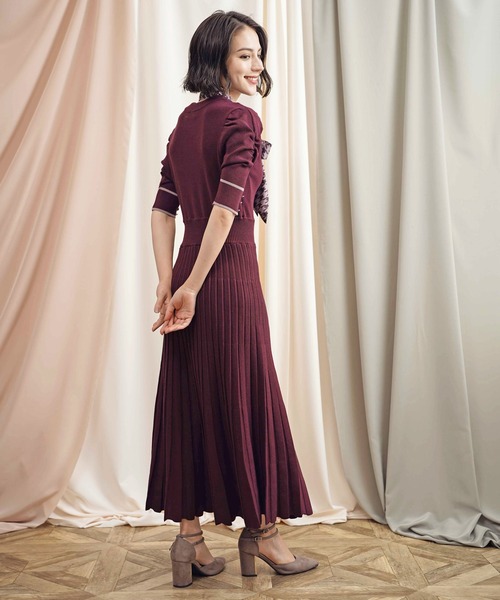 NOELA（ノエラ）の「スカーフセットニットワンピース（ワンピース