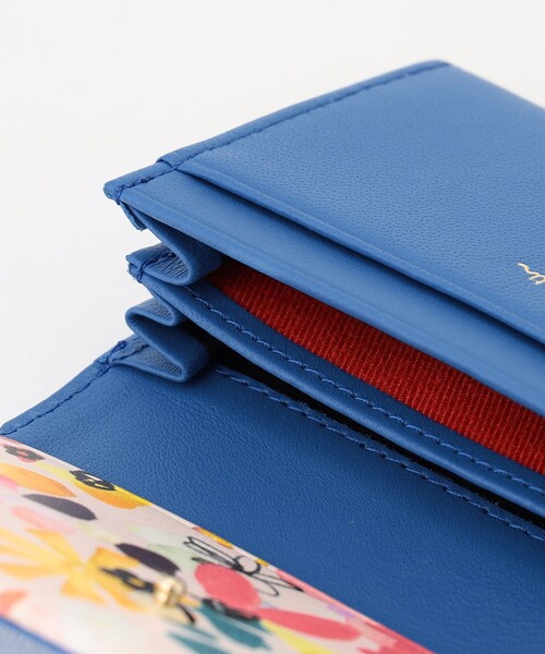 【国内即発★Paul Smith】ペタルプリントトリム♪カードケース Paul Smith（ポールスミス）の「ペタルプリントトリム カード