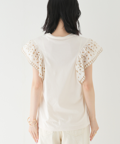 SLOBE IENA(スローブイエナ)の「【SECOND FEMALE/セカンド フィメール】 Irmeline Tシャツ(Tシャツ/カットソー・レディース・ホワイト・FREE)」の14枚目の写真