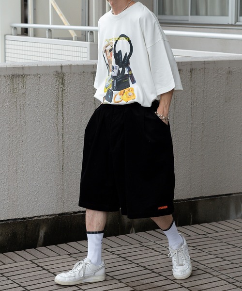 Perushu（ペルーシュ）の「コーデュロイハーフパンツ（その他パンツ・メンズ・ブラック/ブラウン/グリーン/マスタード・SMALL/LARGE/MEDIUM）」の8枚目の写真