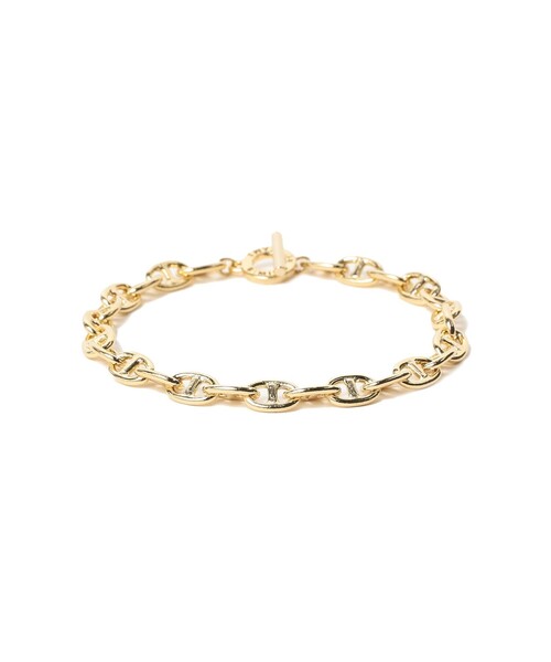 洗練感★agnes b★\"Neon Nights\" ダブルチェーンブレスレット セール】【MAISON CLUB】Anchor Chain bracelet アンカー