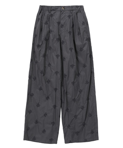 Plantation(プランテーション)の「ブーケステッチ/パンツ(その他パンツ・レディース・オフホワイト/ダークグレー・M size)」の9枚目の写真