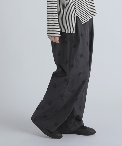 Plantation(プランテーション)の「ブーケステッチ/パンツ(その他パンツ・レディース・オフホワイト/ダークグレー・M size)」の12枚目の写真