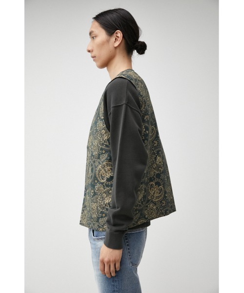 AZUL by moussy（アズールバイマウジー）の「RETRO TOTAL PATTERN VEST/レトロトータルパターンベスト（ベスト・メンズ・ブルー系その他3/ブラウン系その他・FREE）」の17枚目の写真