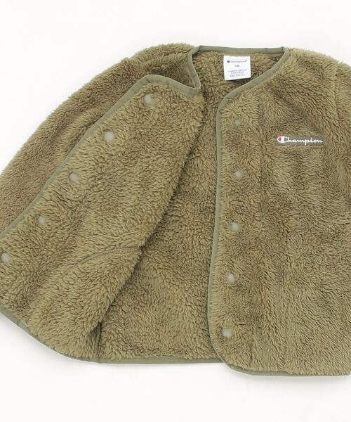 Champion（チャンピオン）の「【Champion/チャンピオン】キッズ ベーシック スナップジャケット（その他アウター・キッズ・ブラック/チャコール/ブラウン/カーキ・130/140/110/120/100/160/150）」の5枚目の写真