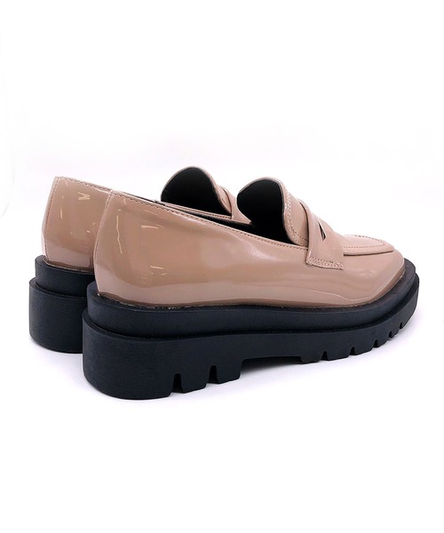 Noubel Voug Relax（ヌーベルヴォーグリラックス）の「ボリュームソールコインローファー（ローファー・レディース・ブラック/ベージュ/アイボリー・LL/3L/S/M/L）」の8枚目の写真