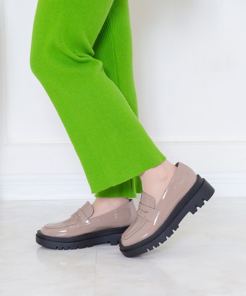 Noubel Voug Relax（ヌーベルヴォーグリラックス）の「ボリュームソールコインローファー（ローファー・レディース・ブラック/ベージュ/アイボリー・LL/3L/S/M/L）」の19枚目の写真