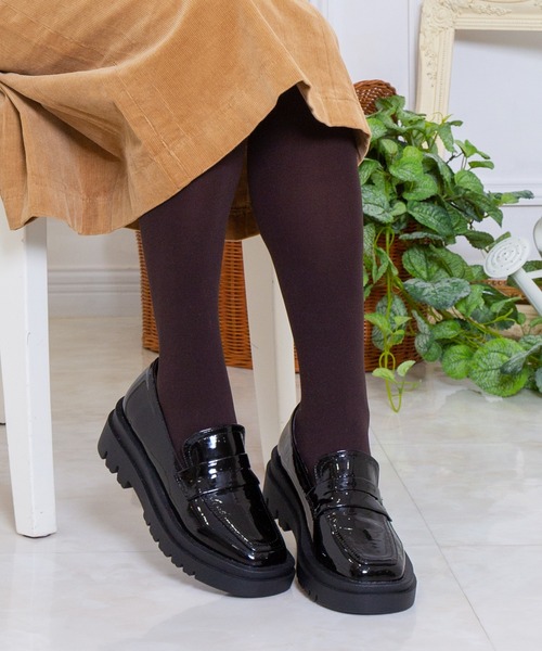 Noubel Voug Relax（ヌーベルヴォーグリラックス）の「ボリュームソールコインローファー（ローファー・レディース・ブラック/ベージュ/アイボリー・LL/3L/S/M/L）」の22枚目の写真