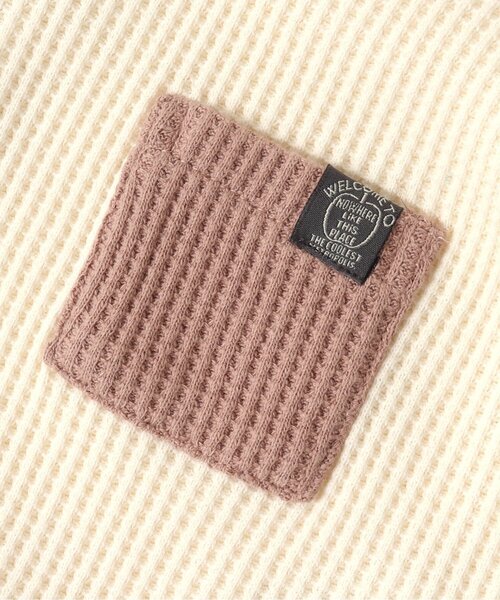 BREEZE（ブリーズ）の「ワッフルカバーオール（ロンパース・キッズ・サックスブルー/チャコール/オフホワイト/グリーン・80/70/60）」の11枚目の写真