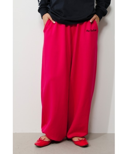 RODEO CROWNS WIDE BOWL（ロデオクラウンズワイドボウル）の「Field tech pants（その他パンツ・レディース・ピンク/グレー×ホワイト/ターコイズブルー・FREE）」の10枚目の写真