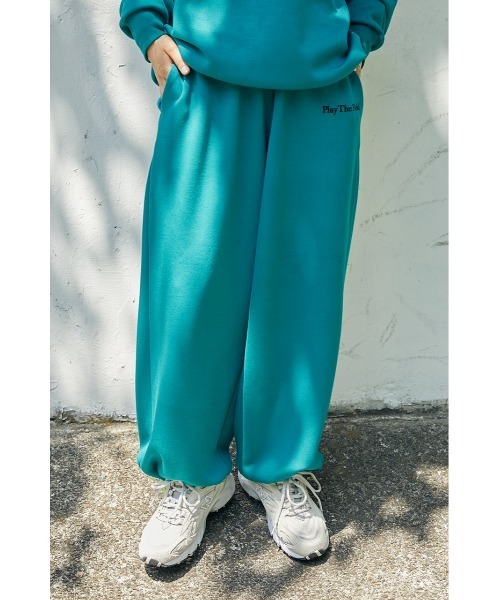 RODEO CROWNS WIDE BOWL（ロデオクラウンズワイドボウル）の「Field tech pants（その他パンツ・レディース・ピンク/グレー×ホワイト/ターコイズブルー・FREE）」の6枚目の写真