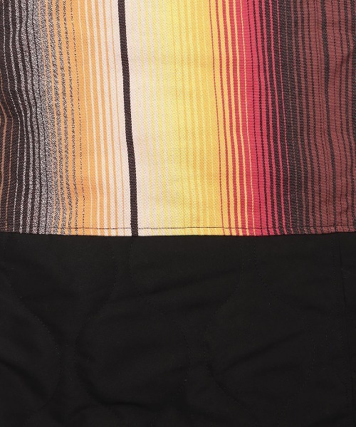 チチカカ（チチカカ）の「【ユニセックス】ジャガード×キルトコンビコート（ノーカラーコート・レディース・ブラック/ベージュ・FREE）」の18枚目の写真