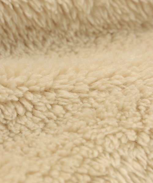 チチカカ（チチカカ）の「【ユニセックス】ジャガード×キルトコンビコート（ノーカラーコート・レディース・ブラック/ベージュ・FREE）」の5枚目の写真