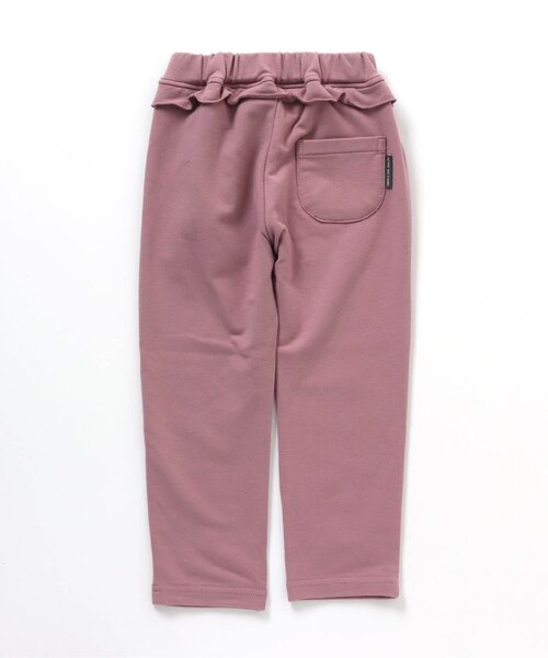 apres les cours（アプレレクール）の「ウエストフリル/7days Style pants_ストレッチ（その他パンツ・キッズ・チャコール/アイボリー/ピンク/ブルー/ベージュ/ラベンダー・110/90/80/130/120/100）」の8枚目の写真