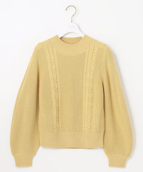 ANY SIS(エニィスィス)の「【洗える】スフレケーブルパフスリーブ ニット(ニット/セーター・レディース・ピンク系/スカイブルー系/ライトイエロー系/オレンジ系/ライトグレー系/アイボリー系・2)」の13枚目の写真
